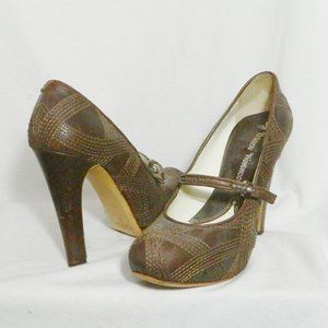 Vivienne Westwood Platform Mary Janes Brown 38.5